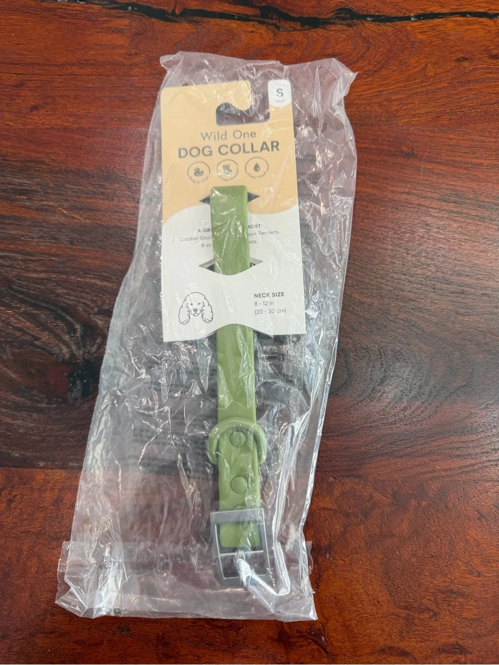 Waterproof Olivine Dog Collar with Durable Buckle